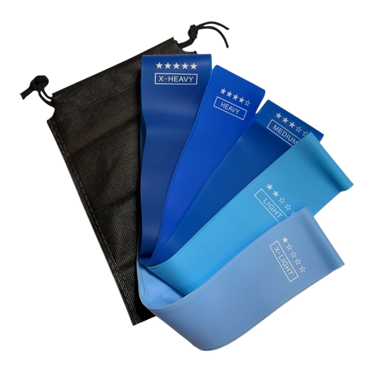 Resistance Bands for Legs and Butt, Fabric Exercise Loop Bands Yoga, Pilates, Rehab, Fitness and Home Workout, Strength Bands for Booty