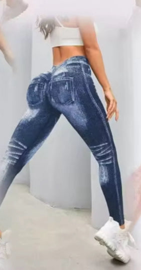 Jegging leggings (Jean print leggings)